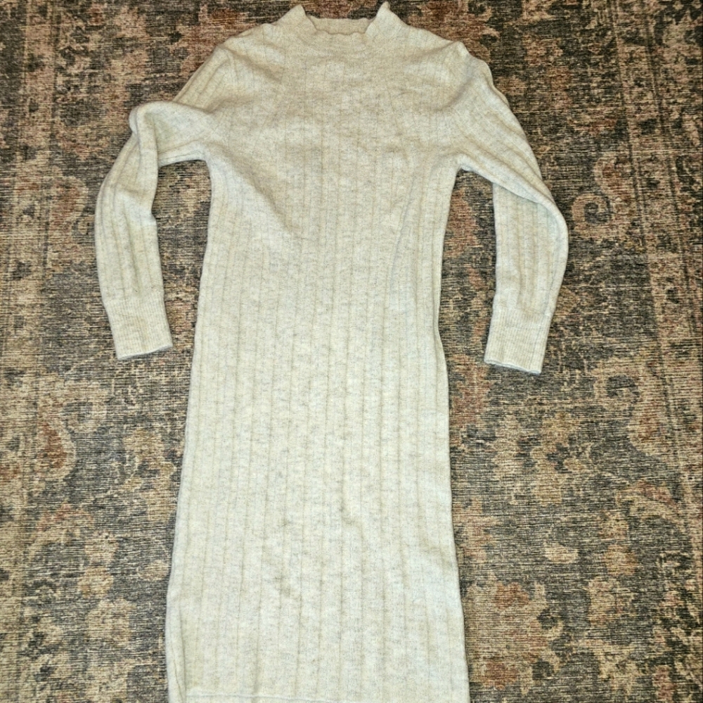 Long sleeve sweater dress